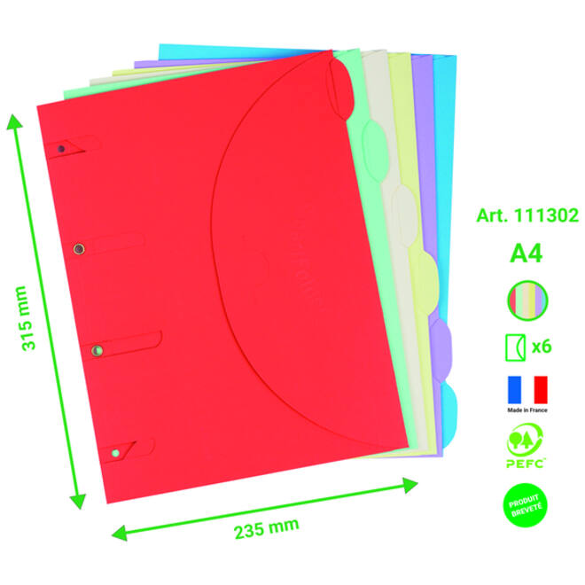 Smartfolder Tarifold A4 assorti