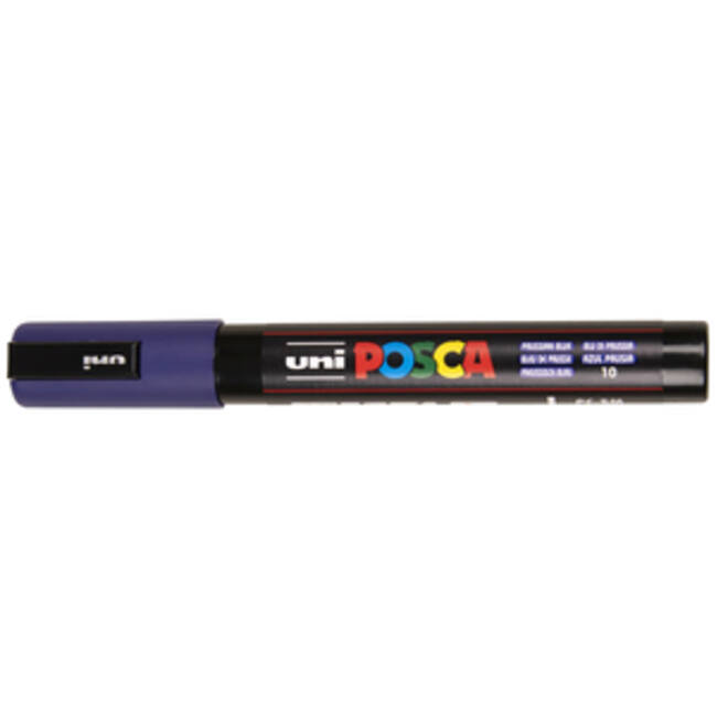 Verfstift Posca PC5M Mmedium Pruisisch blauw