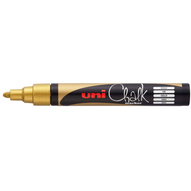 Krijtstift Uni-ball chalk rond 1.8-2.5mm goud