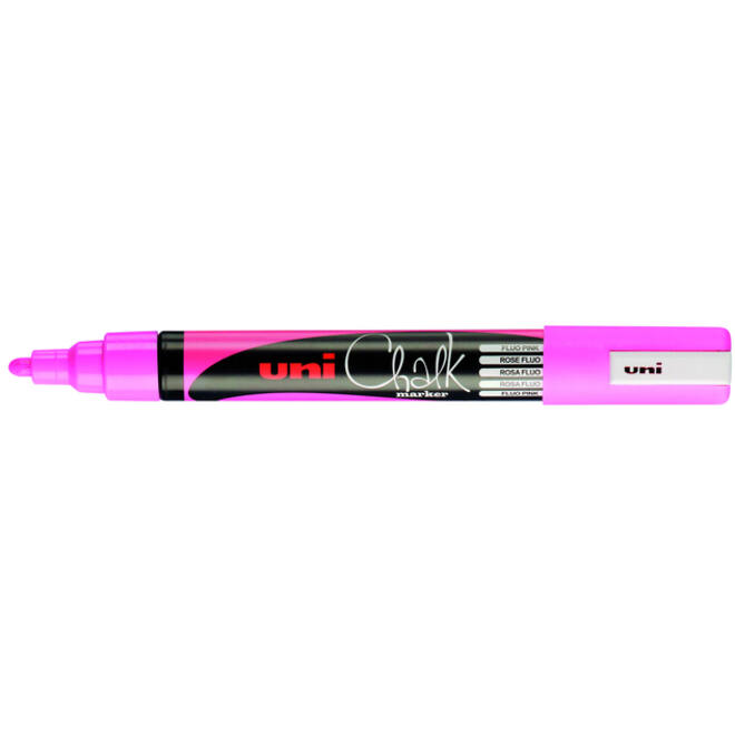 Krijtstift Uni-ball chalk rond 1.8-2.5mm fluor roze