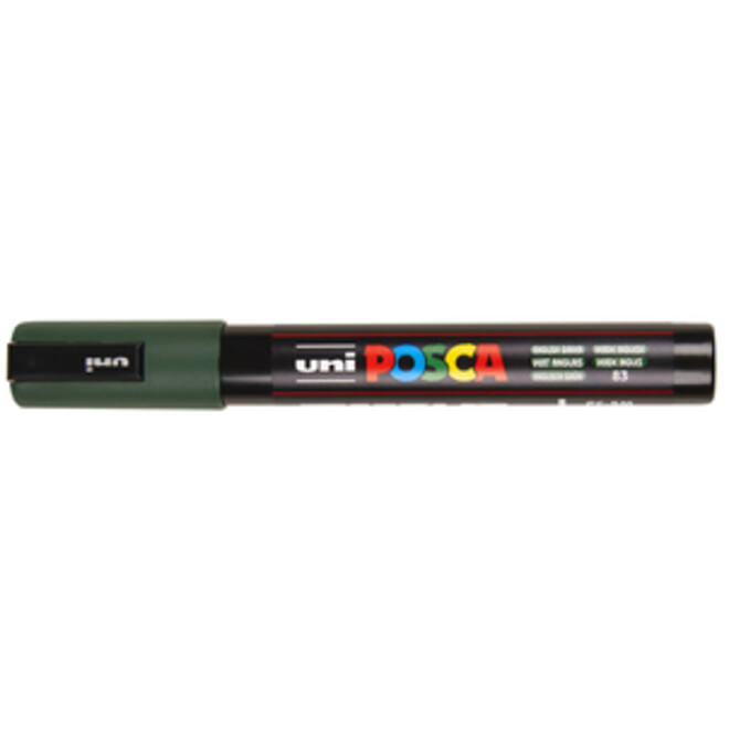 Verfstift Posca PC5M medium Engels groen