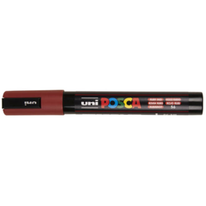 Verfstift Posca PC5M medium robijnrood
