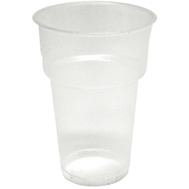 Beker IEZZY bier 250ml PP 50 stuks transparant