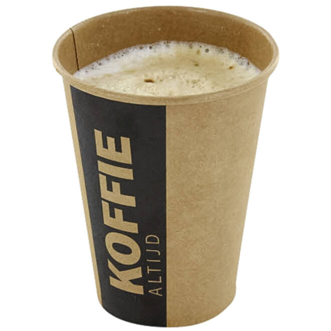 Beker IEZZY Altijd Koffie 250ml Ø90mm 50 stuks