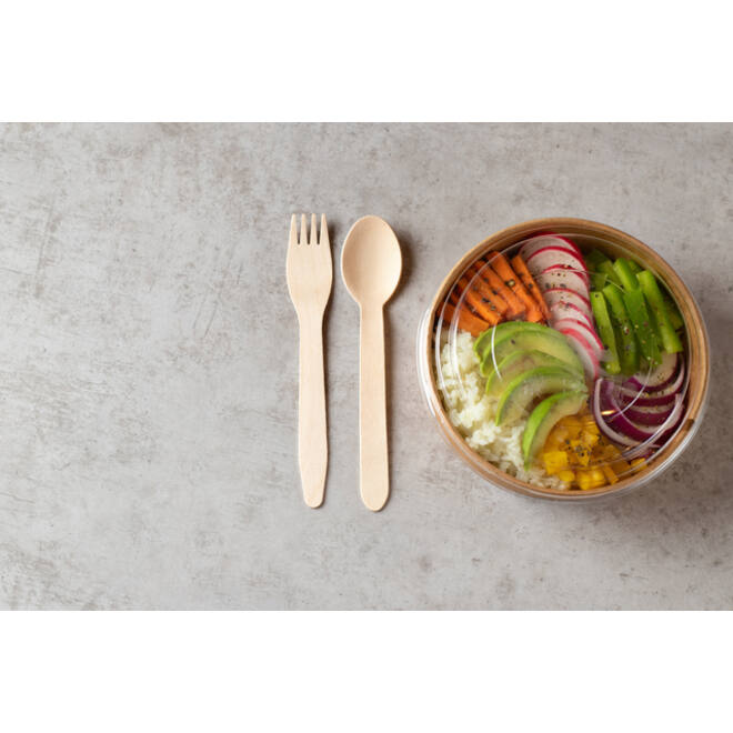 Saladebakdeksel IEZZY Ø185mm rPET