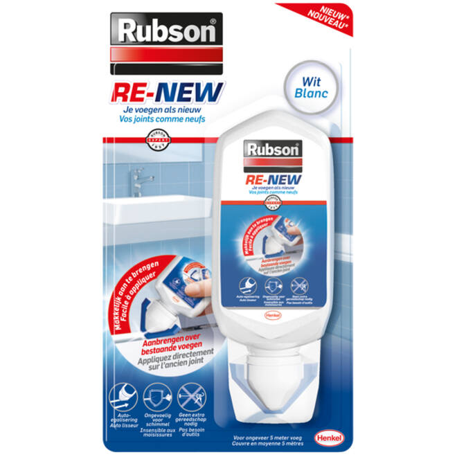 Voegkit Rubson Re-New 80ml wit
