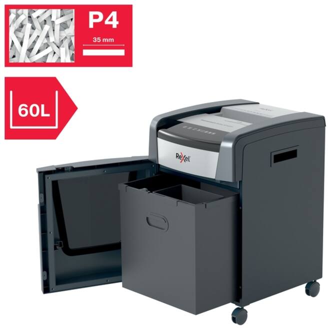 Papiervernietiger Rexel Momentum Extra XP420+ snippers 4x35mm