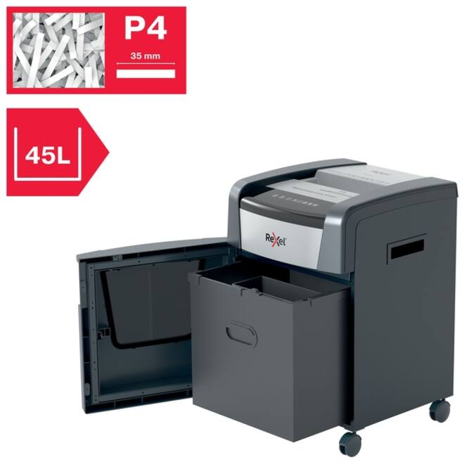 Papiervernietiger Rexel Momentum Extra XP418+ snippers 4x35mm