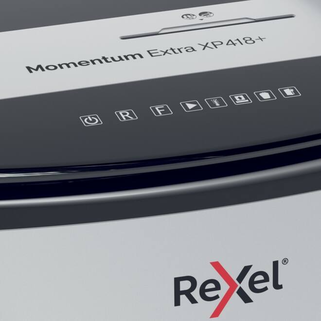 Papiervernietiger Rexel Momentum Extra XP418+ snippers 4x35mm