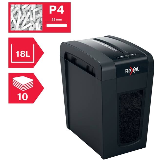 Papiervernietiger Rexel Secure X10-SL snippers 4x40mm