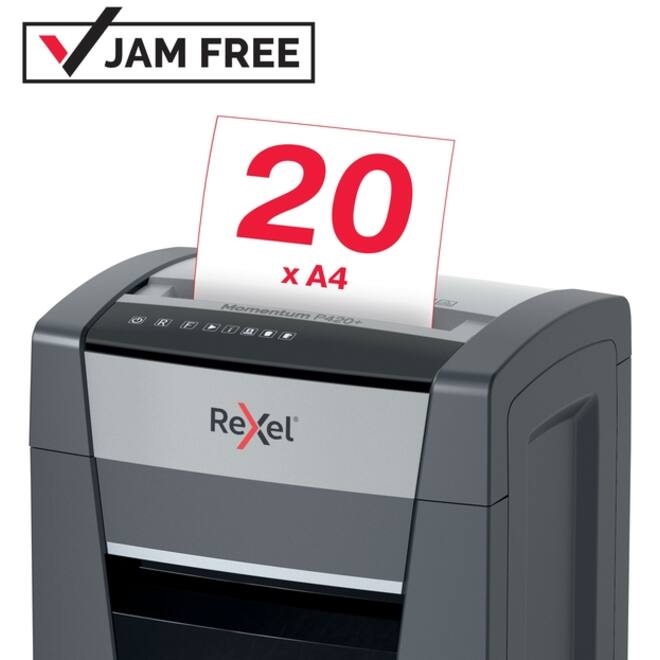 Papiervernietiger Rexel Momentum P420+ snippers 4x35mm