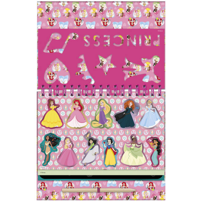 Knutselset Totum Disney Princess scratchbook