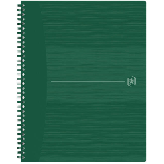 Spiraalblok Oxford Origin A4+ lijn 140 pagina's 80gr groen