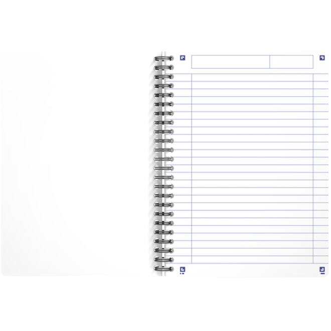 Spiraalblok Oxford My Rec'Up A5 lijn 180 pagina's 80gr assorti