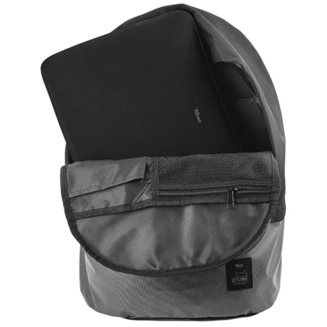 Laptopsleeve Trust Primo 15,6 inch zwart