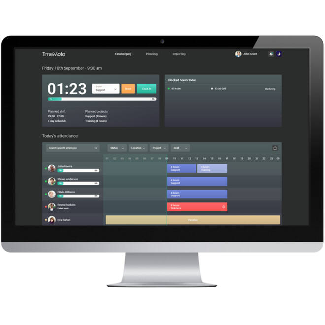 Tijdregistratiesysteem TimeMoto TM-818 SC