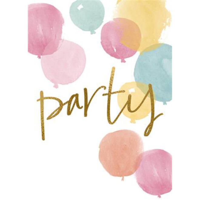 Uitnodiging Party 10x15cm