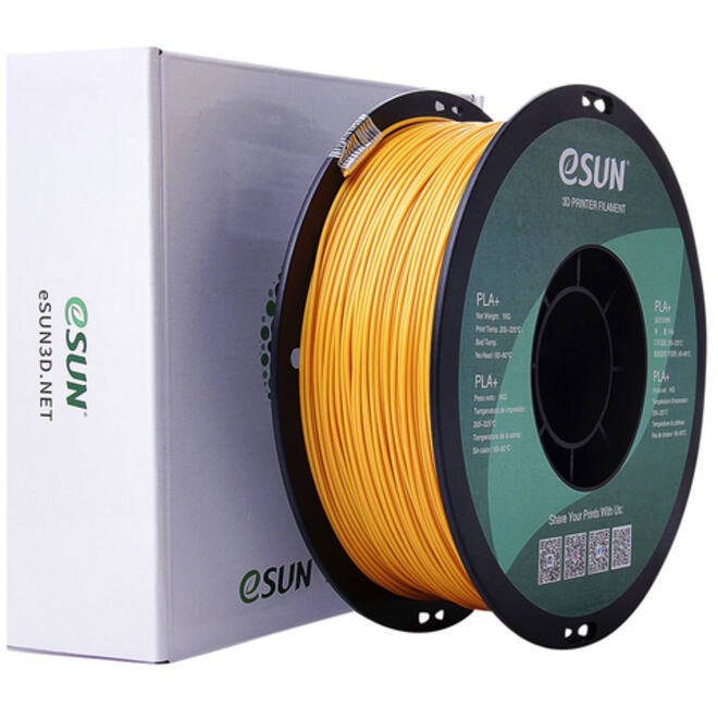 3D Filament Esun 1.75mm PLA 1kg goud
