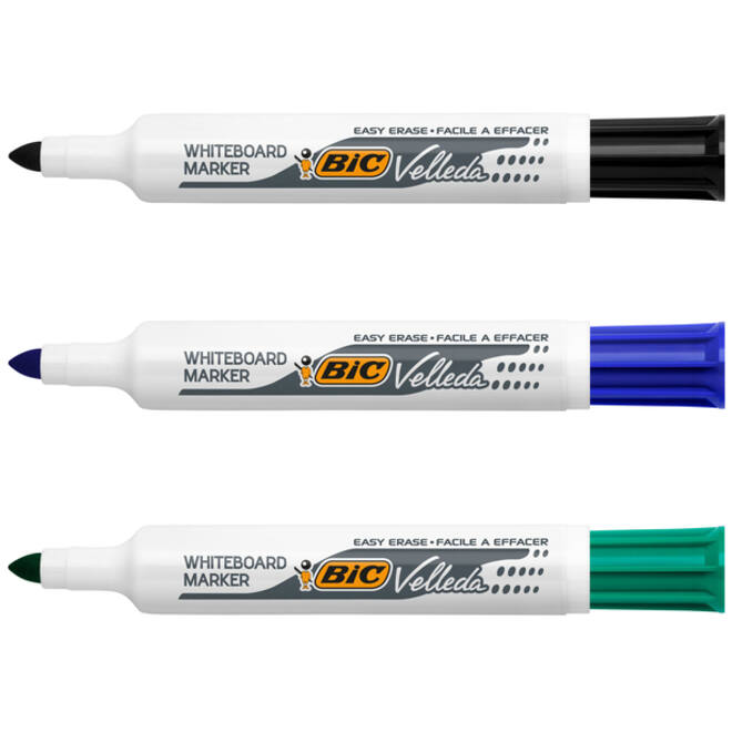 Viltstift Bic Velleda 1711 whiteboard rond large groen