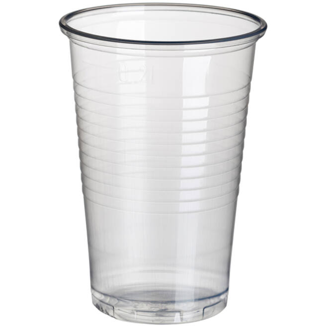 Beker Papstar 200ml Ø 70.3mm PP transparant 100 stuks