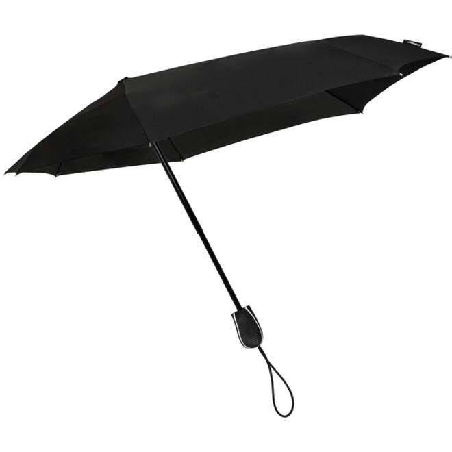 Stormparaplu STORMini® aërodynomisch opvouwbaar windproof 90 cm zwart