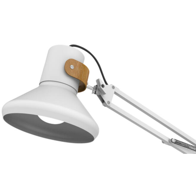Bureaulamp Unilux Baya led bamboe wit
