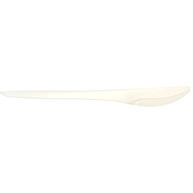 Mes IEZZY herbruikbaar CPLA 190mm 50 stuks wit