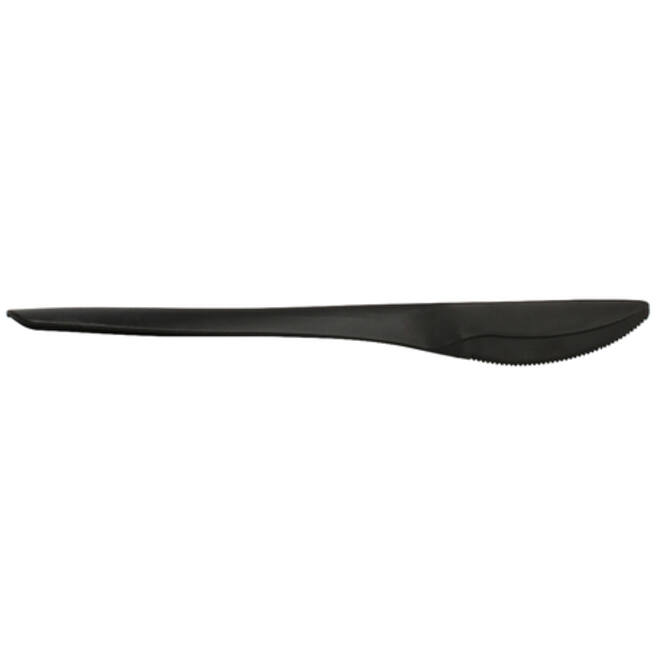 Mes IEZZY herbruikbaar CPLA 190mm 50 stuks zwart