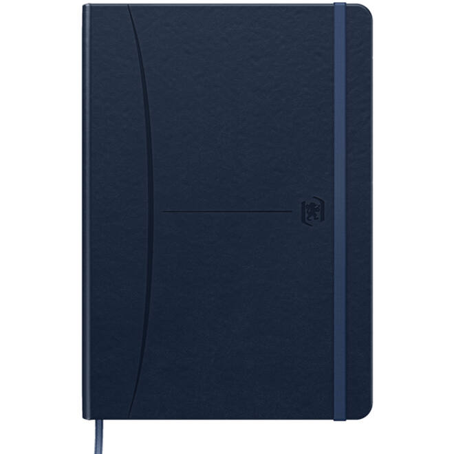 Notitieboek Oxford Signature A5 lijn 80vel blauw