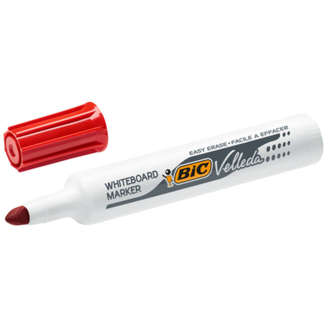 Viltstift Bic Velleda 1711 whiteboard rond large rood