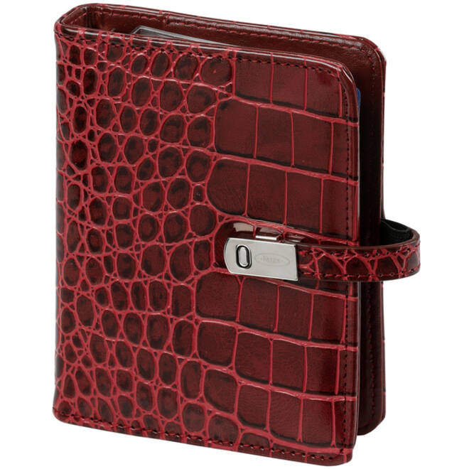 Organizer Kalpa Pocket inclusief agenda 2024-2025 7dagen/2pagina's croco mulberry
