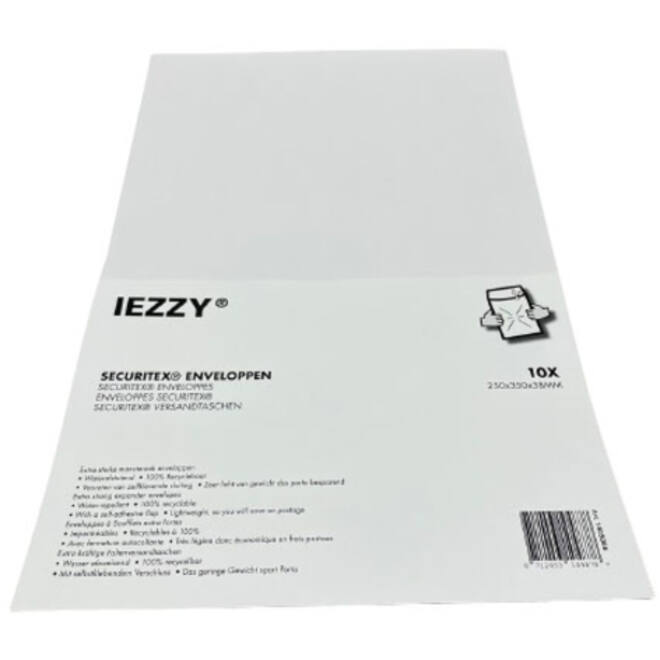 Securitex envelop IEZZY 250x350x38mm&nbsp;10 stuks