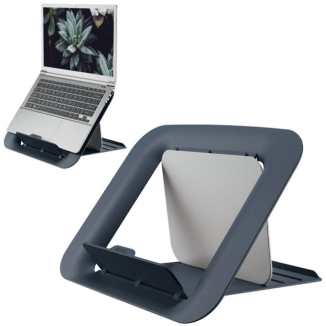 Laptopstandaard Leitz Ergo Cosy grijs