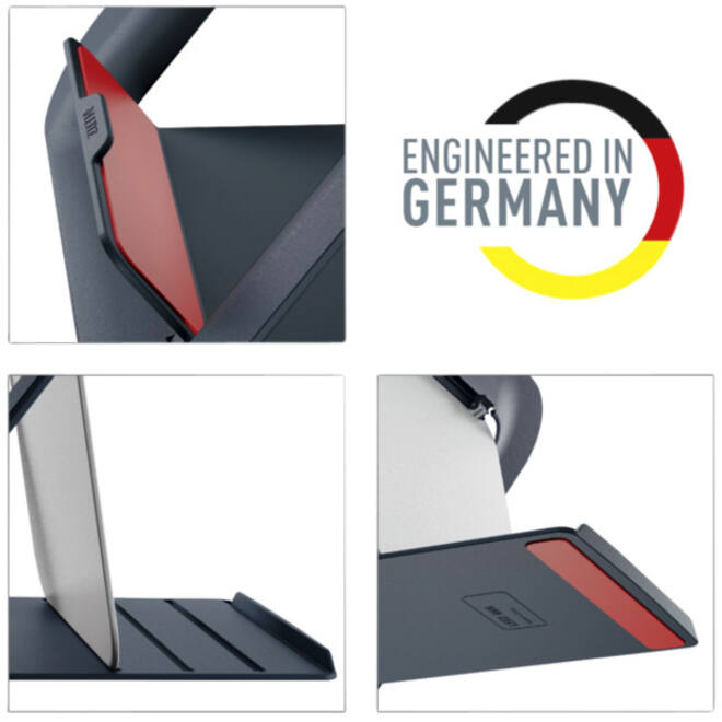Laptopstandaard Leitz Ergo Cosy grijs