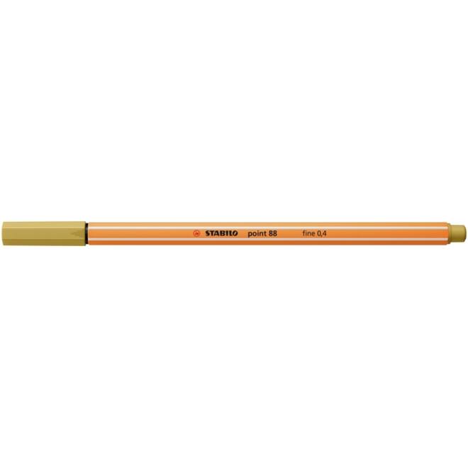 Fineliner STABILO point 88/66 fijn khaki