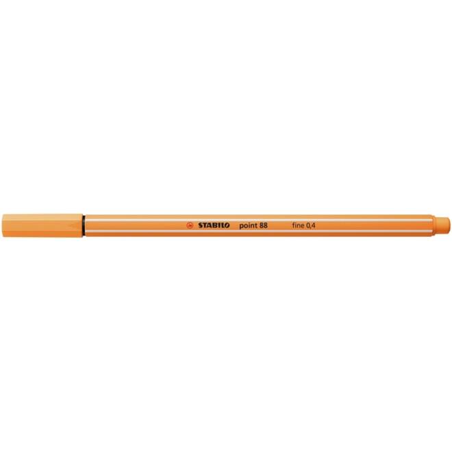 Fineliner STABILO point 88/85 fijn papaya