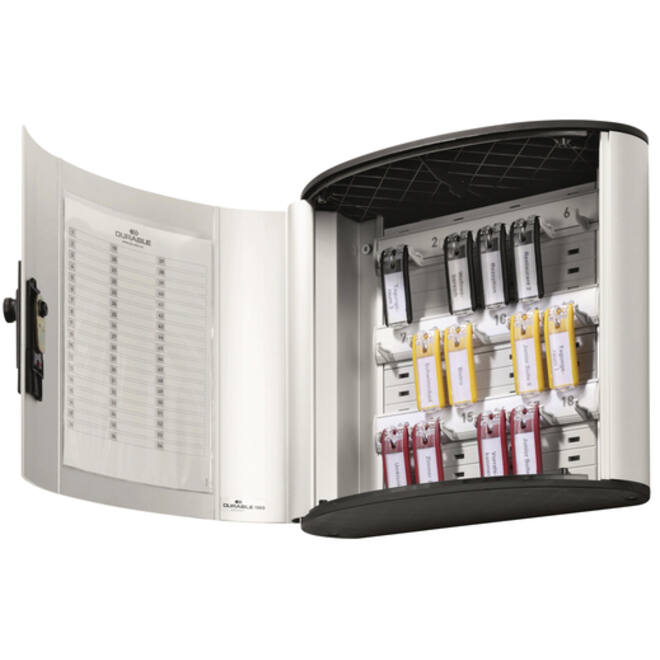 Sleutelkast Durable 54haken met cijferslot+inwerp