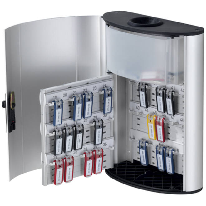 Sleutelkast Durable 54haken met cijferslot+inwerp