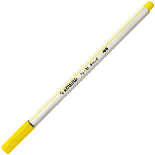 Brushstift STABILO Pen 568/24 citroengeel