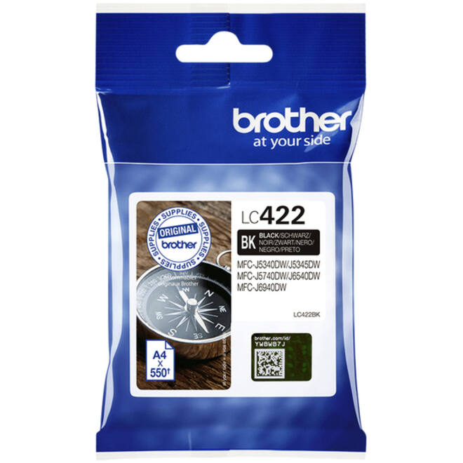 Inktcartridge Brother LC-422BK zwart