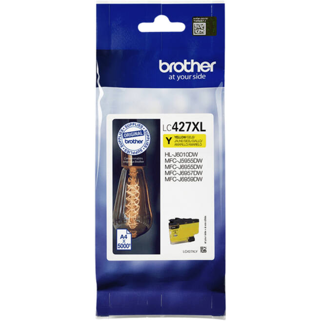 Inktcartridge Brother LC-427XLY geel