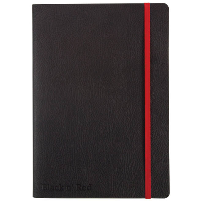 Notitieboek Oxford Black n' Red A5 business journal 72vel lijn