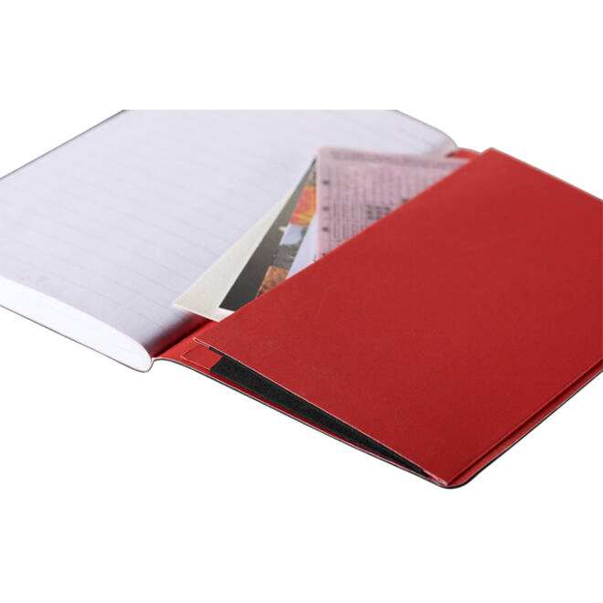 Notitieboek Oxford Black n' Red A5 business journal 72vel lijn
