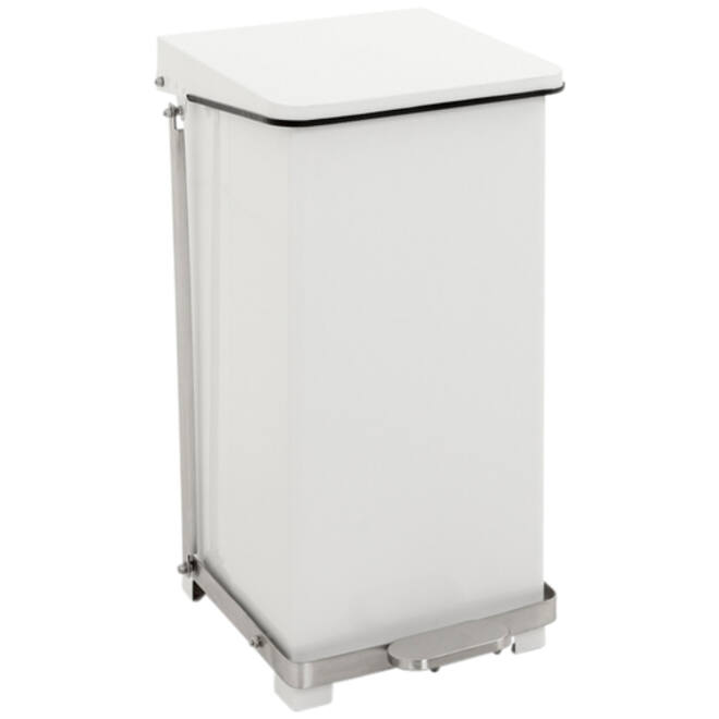 Afvalbak Vepa Bins pedaalemmer Industrieel 45 liter wit