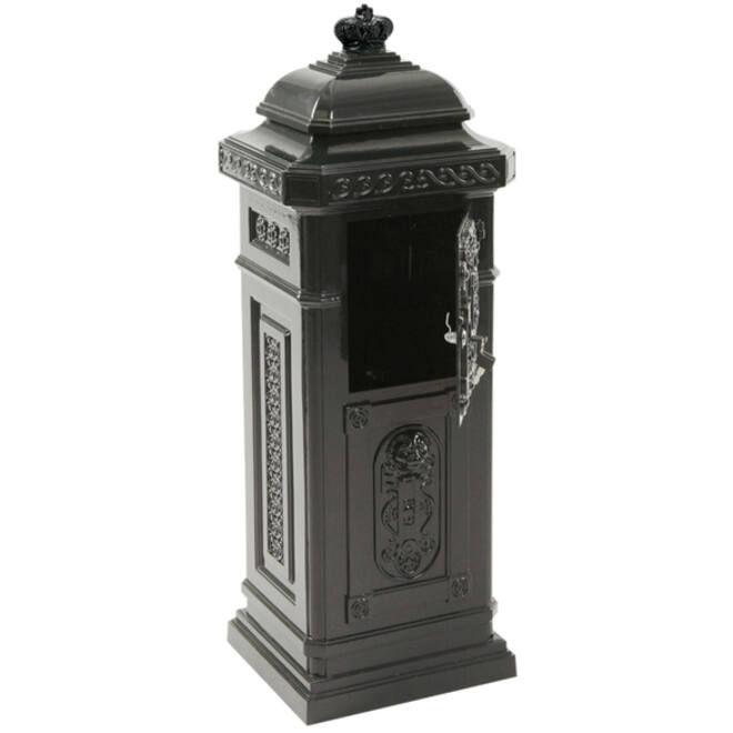 Brievenbus Vepa Bins kolom klassiek groen