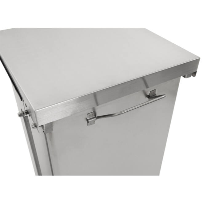 Afvalbak Vepa Bins pedaalemmer Industrieel 45 liter mat RVS