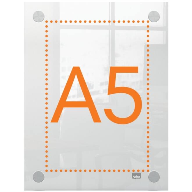 Infobord Nobo Premium Plus A5 acryl wand