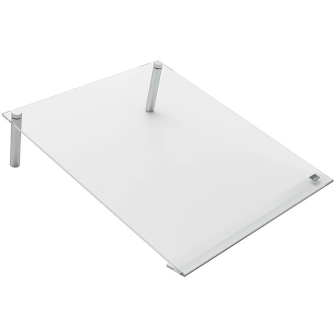Notitiebord Nobo transparant acryl schuin A4