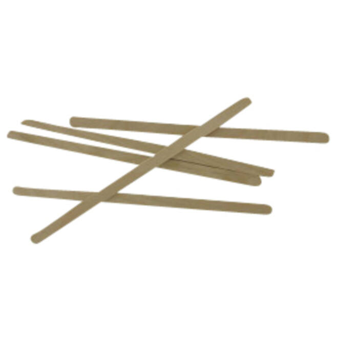 Roerstaafje IEZZY 140mm hout 1000 stuks
