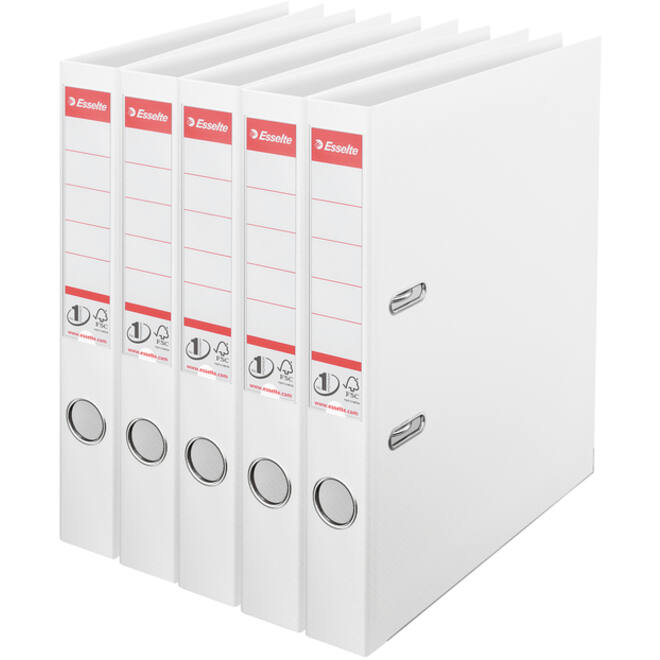 Ordner Esselte No 1 Power PP 50mm wit 5 stuks